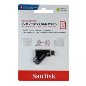 فلش مموری سن دیسک مدل Ultra Dual Drive GO USB Type-C ظرفیت 32GB